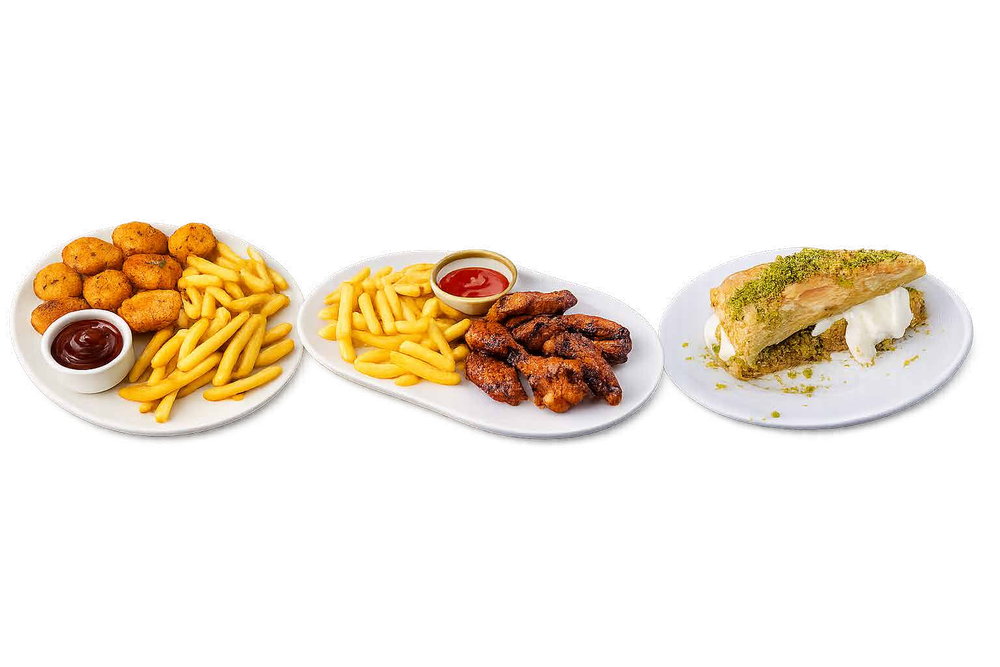 Baklava and kids desserts at BK Restaurant