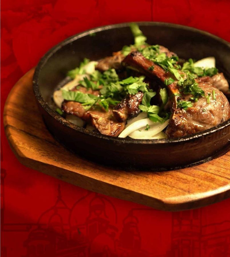 Grilled lamb chops
